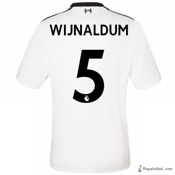 Camiseta Liverpool Replica Segunda Ropa Wijnaldum 2017/18